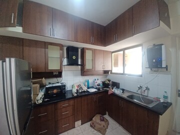 Kitchen in 2 BHK Apartment at WhiteHouse Apartment, Rt Nagar – for Rent
