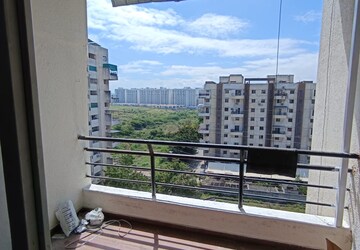 Balcony in 1 BHK Apartment at Jalan Aura County Pune, Wagholi – for Rent