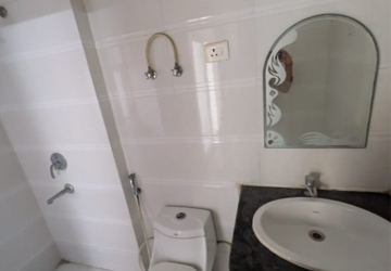 Bathroom in 3 BHK Apartment at Ajnara Integrity, Sehani Khurd – for Rent