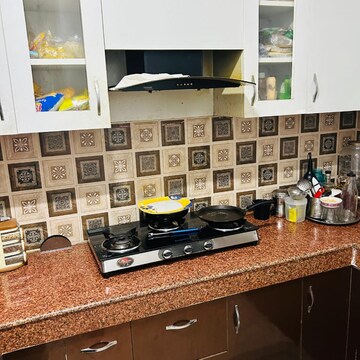 Kitchen in 3 BHK Apartment at Ajnara Integrity, Sehani Khurd – for Rent