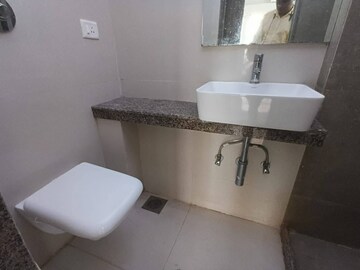 Bathroom in 2 BHK Apartment at Riddhi Gardens CHS, Malad East – for Rent
