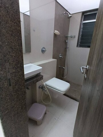 Bathroom in 2 BHK Apartment at Riddhi Gardens CHS, Malad East – for Rent