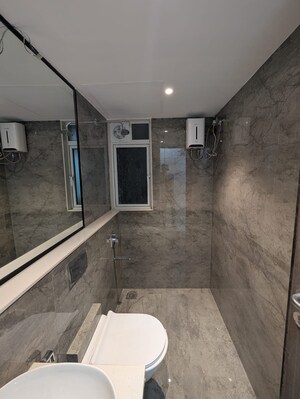 Bathroom in 2 BHK Apartment at Nahar Amaryllis Towers and Plaza, Chandivali – for Rent