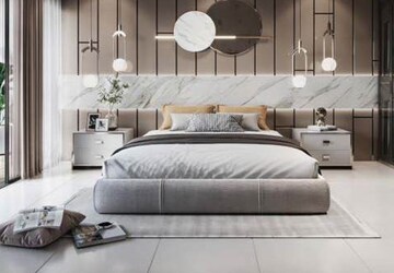 Bedroom in 2 BHK Apartment at Vasupujya Neco Park Central, Kharadi – for Sale