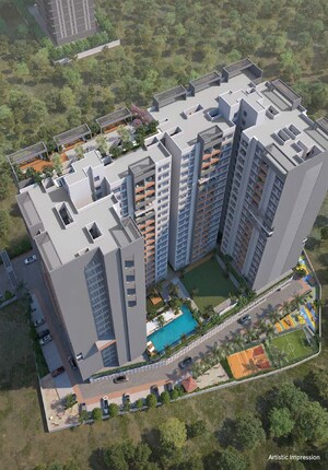 2 BHK Apartment – Exterior View View at Vasupujya Neco Park Central, Kharadi - for Sale