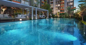 Swimming Pool in 2 BHK Apartment at Vasupujya Neco Park Central, Kharadi – for Sale