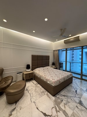 Staircase in 4 BHK Apartment at Lodha Bellissimo, Mahalaxmi – for Rent