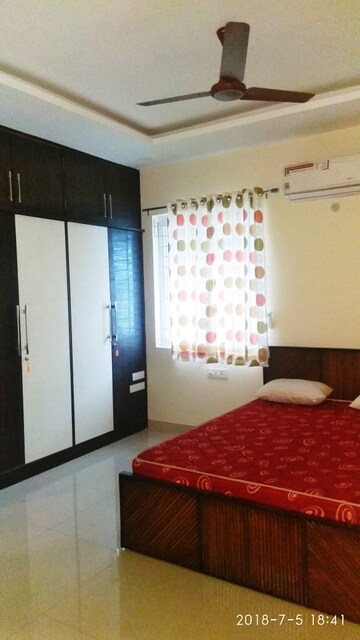 Bedroom in 3 BHK Apartment at Fresh Living Apartments, Madhapur – for Rent