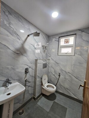 Bathroom in 2 BHK Builder Floor at Rajpur – for Sale