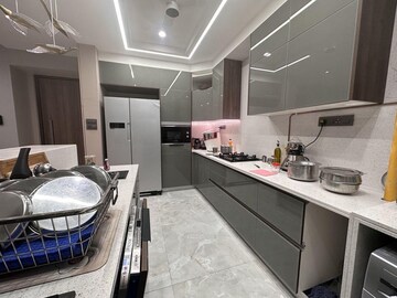 Kitchen in 4 BHK Apartment at Lodha The World Towers World One Tier 2, Worli – for Rent