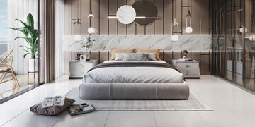 Bedroom in 4 BHK Apartment at Vasupujya Neco Park Central, Kharadi – for Sale