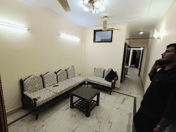 Living Room in 2 BHK Builder Floor at Malviya Nagar – for Rent