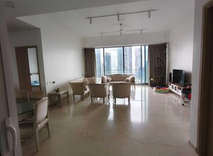Living Room in 4 BHK Apartment at Rustomjee Crown, Prabhadevi – for Rent