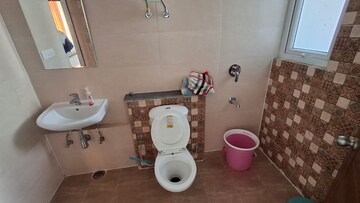 Bathroom in 3 BHK Apartment at NK Sharma Savitry Greens, Lohgarh – for Rent