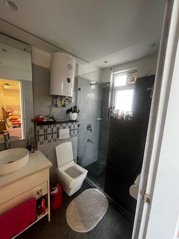 Bathroom in 2 BHK Apartment at NK Sharma Savitry Greens, Lohgarh – for Rent