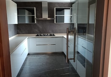 Kitchen in 4 BHK Builder Floor at Green Park Extension – for Rent