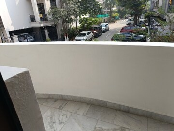 Balcony in 3 BHK Builder Floor at SS Southend Floors, South City 2 – for Rent