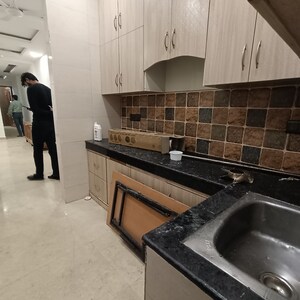 Kitchen in 2 BHK Builder Floor at Kalkaji – for Rent