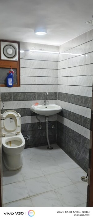 Bathroom in 2 BHK Builder Floor at Saket – for Rent