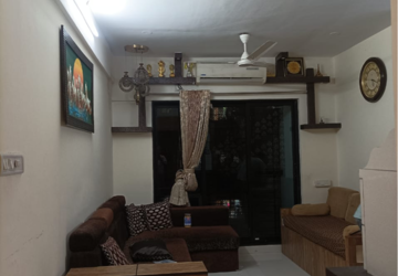 Living Room in 3 BHK Apartment at Sapta Green Acres I, Pratha Pushp Society – for Rent