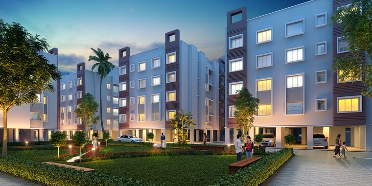 Exterior View, ranidanga 3 Bedroom 1285 Sq.Ft. Apartment In Ranidanga Siliguri 9376505