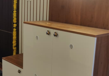 Kitchen in 3 BHK Apartment at Signature Altius, Kollur – for Rent