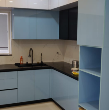 Kitchen in 3 BHK Apartment at Signature Altius, Kollur – for Rent