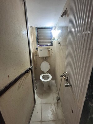 Bathroom in 1.5 BHK Apartment at Moreshwar Kamal, Kolshet – for Rent