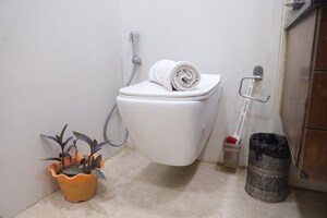 Bathroom in 3 BHK Apartment at Saket – for Rent