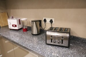 Living Room in 3 BHK Apartment at Saket – for Rent