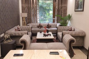 Living Room in 3 BHK Apartment at Saket – for Rent