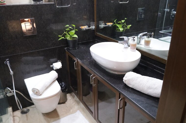 Attached Bathroom, saket 3 Bedroom 2100 Sq.Ft. Apartment In Saket Delhi 9376541