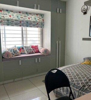 Bedroom in 3 BHK Apartment at Prestige Lakeside Habitat, Varthur – for Rent