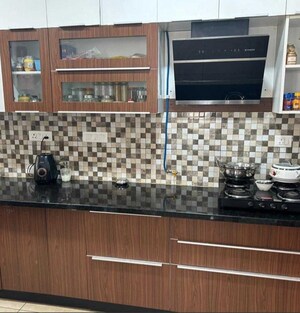 Kitchen in 3 BHK Apartment at Prestige Lakeside Habitat, Varthur – for Rent