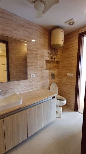 Bathroom in 3 BHK Apartment at Greater Kailash I – for Rent