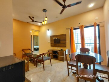 Living Room in 3 BHK Apartment at Manor Wood Winds, New Town Action Area 1 – for Rent