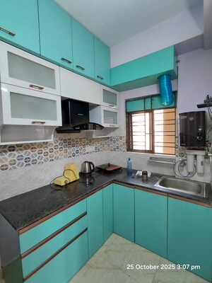 Kitchen in 3 BHK Apartment at Manor Wood Winds, New Town Action Area 1 – for Rent