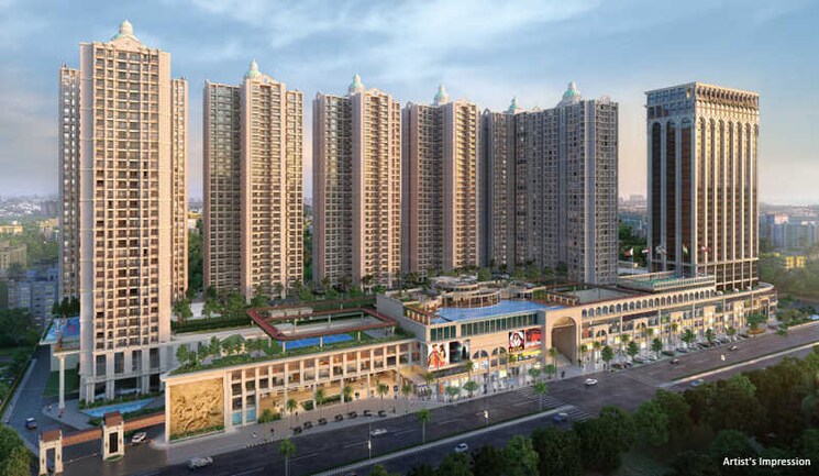 Exterior View, paradise-sai-world-dreams 2 Bedroom 1140 Sq.Ft. Apartment In Dombivli East Thane 9376658