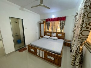 Bedroom in 2 BHK Apartment at Renuka Vrindavan, Pimpri – for Rent