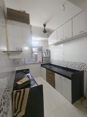 Kitchen in 2 BHK Apartment at Shapoorji Pallonji BKC 28, Bandra East – for Rent