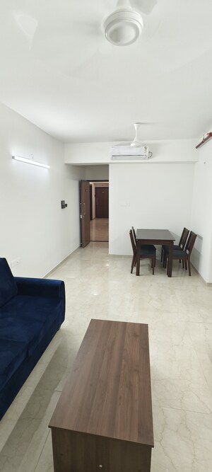 Living Room in 2 BHK Apartment at Shapoorji Pallonji BKC 28, Bandra East – for Rent
