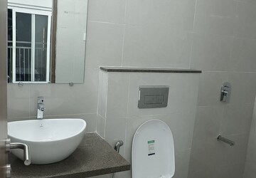 Bathroom in 2 BHK Apartment at Shapoorji Pallonji BKC 28, Bandra East – for Rent