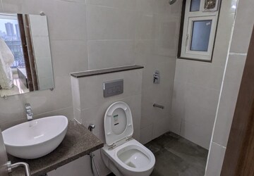 Bathroom in 2 BHK Apartment at Shapoorji Pallonji BKC 28, Bandra East – for Rent