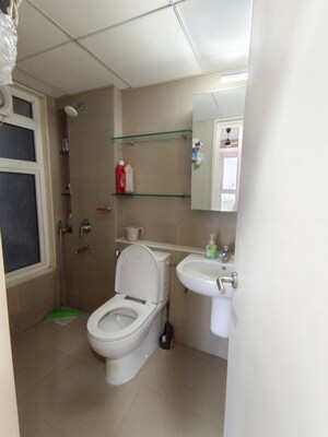 Bathroom in 1 BHK Apartment at Tata Serein, Pokhran Road No Two – for Rent