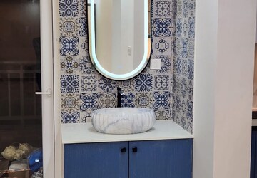 Bathroom in 3 BHK Apartment at Hallmark Skyrena, Narsingi – for Rent