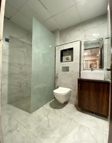 Bathroom in 2 BHK Builder Floor at Chattarpur – for Sale