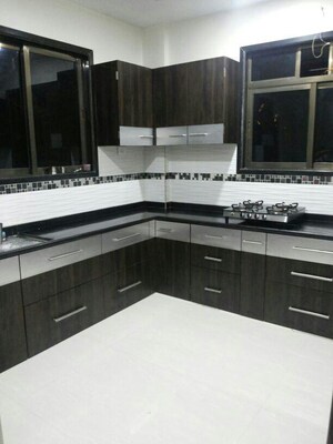 Kitchen in 3 BHK Apartment at Gami Eva, Ghansoli – for Sale