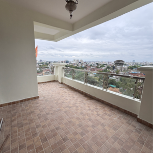 Balcony in 3.5 BHK Apartment at MI Rustle Court, Malesemau – for Rent