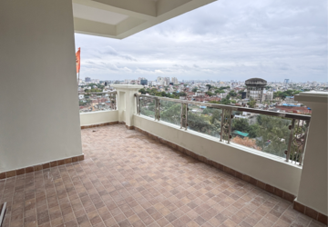 Balcony in 3.5 BHK Apartment at MI Rustle Court, Malesemau – for Rent