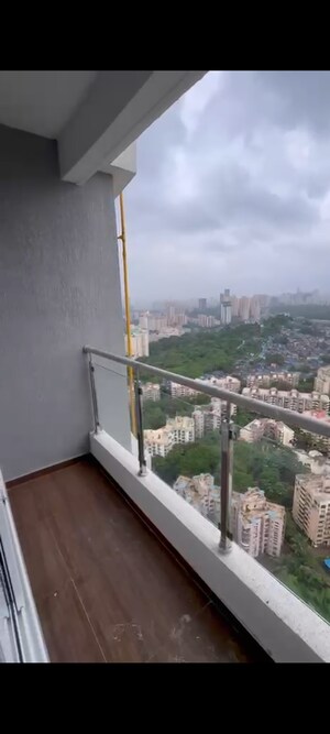 Balcony in 3 BHK Apartment at Rosa Manhattan, Ghodbunder Road – for Rent